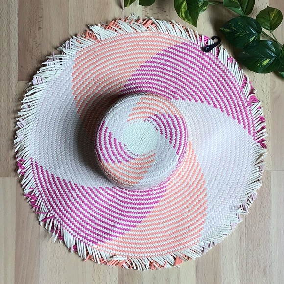 Anthro ColorBlock Swirl Straw Hat with Fringe
Laundry by Shelli Segal main image 7